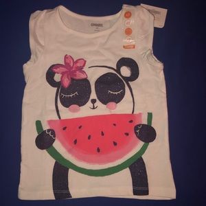 Panda eating watermelon shirt
